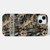 Eikenboom Camouflage Gepersonaliseerde Case-Mate i iPhone Case (Achterkant (horizontaal))