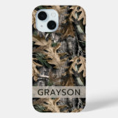 Eikenboom Camouflage Gepersonaliseerde Case-Mate i iPhone Case (Achterkant)