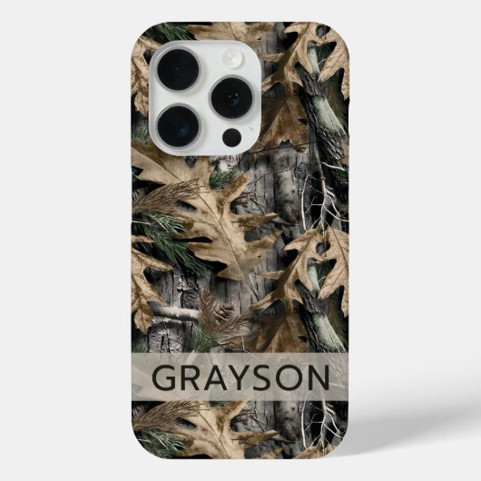 Eikenboom Camouflage Persoonlijk Case-Mate iPhone Case (Achterkant)