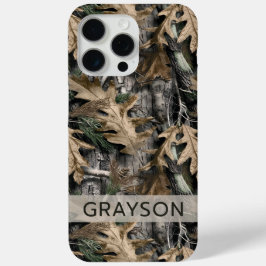 Eikenboom Camouflage Persoonlijk iPhone 15 Pro Max Hoesje