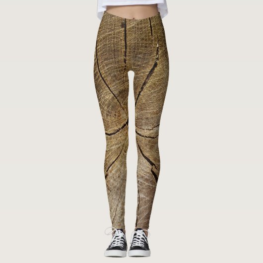 Eikenboom doorsnede Leggings (Voorkant)