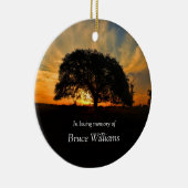 eikenboom en soennitische gedenkteken keramisch ornament (Rechts)