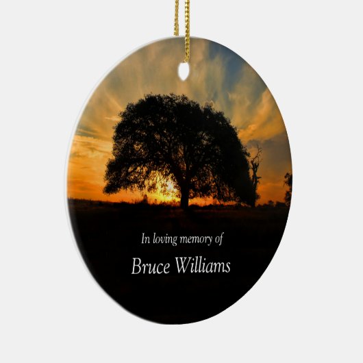 eikenboom en soennitische gedenkteken keramisch ornament (Rechts)