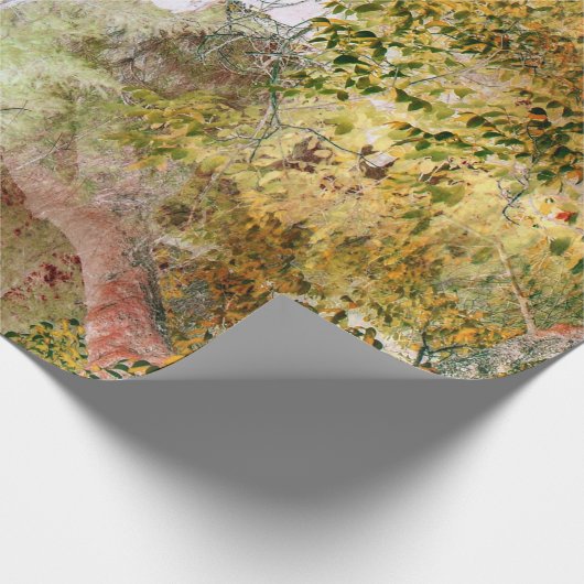 eikenboom in de Herfst... Cadeaupapier (Hoek)