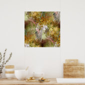 eikenboom in de Herfst... Poster (Keuken)
