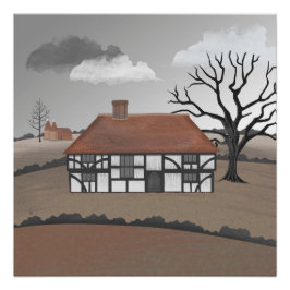 Eikenboom Landhuis Perfect Poster