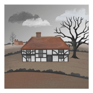 Eikenboom Landhuis Perfect Poster