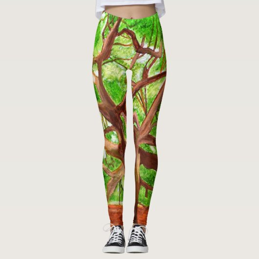 Eikenboom leggings (Voorkant)