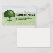 Eikenboom Logo | Boerderij en trekker Visitekaartje (Voorkant / Achterkant)