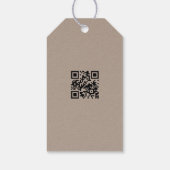  eikenboom Logo QR Code Hang Labels W/String Cadeaulabel (Achterkant)