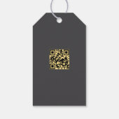  eikenboom Logo QR Code Hang Labels W/String Cadeaulabel (Achterkant)