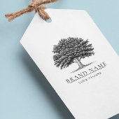  eikenboom Logo QR Code Hang Labels W/String Cadeaulabel