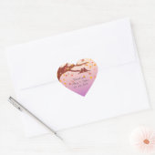 Eikenboom lovebirds hart confetti sticker love1 (Envelop)