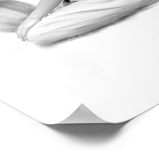 eikenboom met Acorn Poster (Hoek)