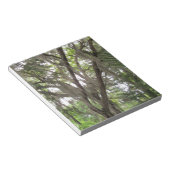 eikenboom met Spaanse mos die in de takken zwaait Notitieblok (Schuin)