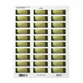 Eikenboom robuuste betoverde bos tuinlabels etiket (Full Sheet)