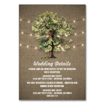  eikenboom rustieke receptie + hotel Kaarten