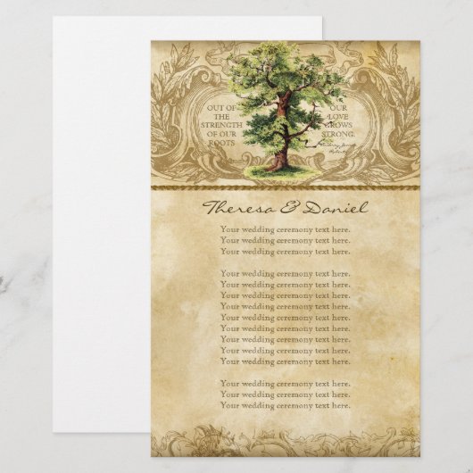  eikenboom van het stroomgebied van de zwembroeken (Voorkant / Achterkant)