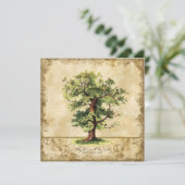 eikenboom van het stroomgebied van de zwembroeken kaart (Staand voorkant)