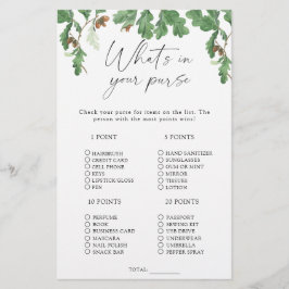 Eikenboom - Wat zit er in je tas spel