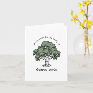 Eikenboom Wenskaart Kaart