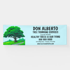 Eikenboomlogo | Aangepaste boomverzorgingsdienst Spandoek
