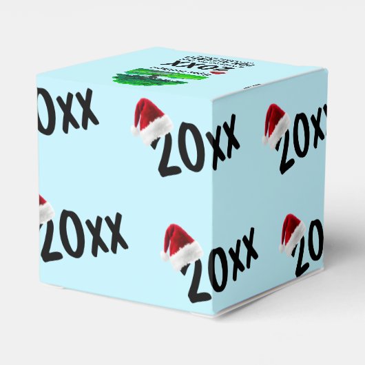 Eikenboomlogo | Boomverzorging Kerstman Hoed Kerst Bedankdoosjes (Achterkant)