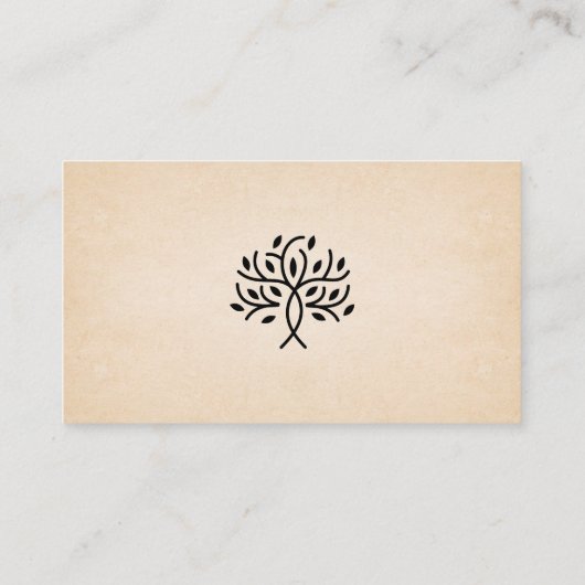 Eikenboomlogo Visitekaartje (Achterkant)