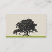 Eikenboomplantage in groene trouwplaatskaarten plaatskaartje (Achterkant)
