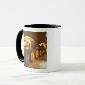 eikenborstels in de kelder bij Domaine Comte Mok (Voorkant links)