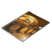 eikenborstels in de kelder bij Domaine Comte Notitieboek (Linkerzijde)