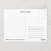 Eikenbos. Ansichtkaart Briefkaart (Achterkant)