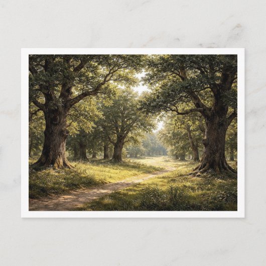 Eikenbos. Ansichtkaart Briefkaart (Voorkant)