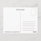 Eikenbos. Ansichtkaart Briefkaart (Achterkant)