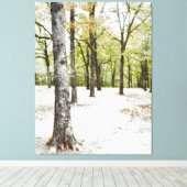 Eikenbos Natuur Landschap Canvasprint Canvas Afdruk (Insitu (Houten vloer))