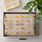 Eikenherfstbladeren Tissuepapier (Geschenk)