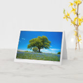 Eikenhout en Bluebonnets - Texas Kaart (Gele Bloem)