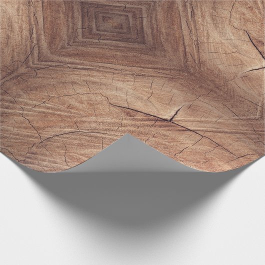 eikenhouten blok cadeaupapier (Hoek)