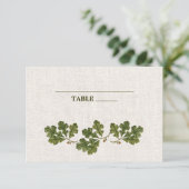 eikenhouten olift-touwtrek kaart (Staand voorkant)