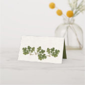 eikenhouten olift-touwtrek plaatskaartje (Achterkant)