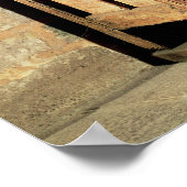 eikenkast van de riemen poster (Hoek)