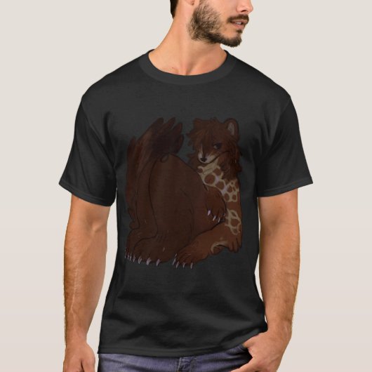 Eikenmos transparant t-shirt (Voorkant)
