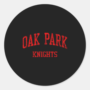 Eikenpark middelbare school hs oak park mi vintage ronde sticker