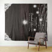 Eikenrand Landelijke Bruidsmeisjes Feest Foto Prop Wandkleed (In Situ (horizontaal))