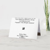 eikenspookblad kaart (Achterkant)