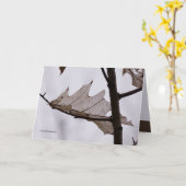 eikenspookblad kaart (Gele Bloem)