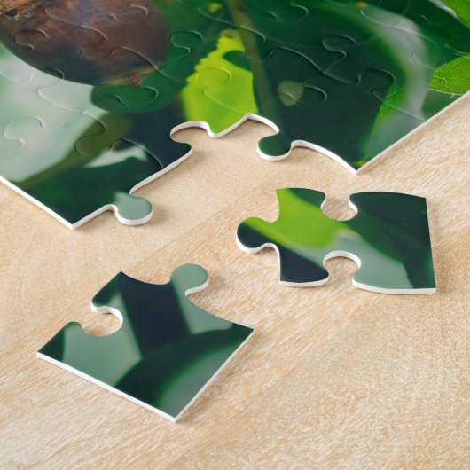 eikenvertakkingen met eikels legpuzzel (Zijkant)