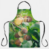 eikenvertakkingen met eikels schort (Voorkant)