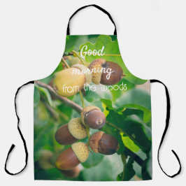 eikenvertakkingen met eikels schort