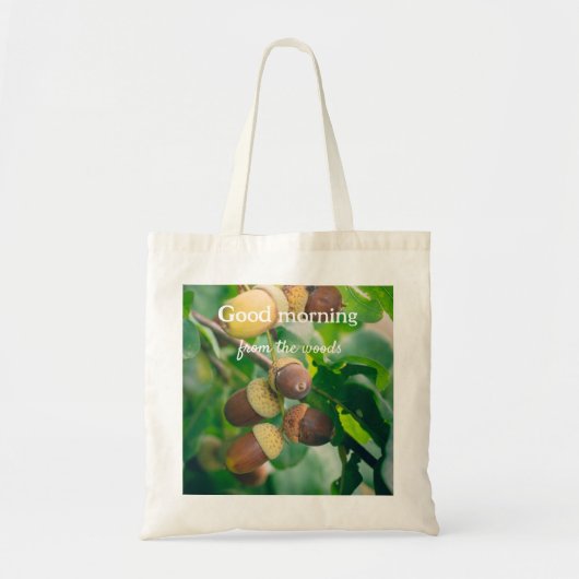eikenvertakkingen met eikels tote bag (Voorkant)